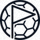 世界杯角球数据网 logo，橙色足球图标与数据线条